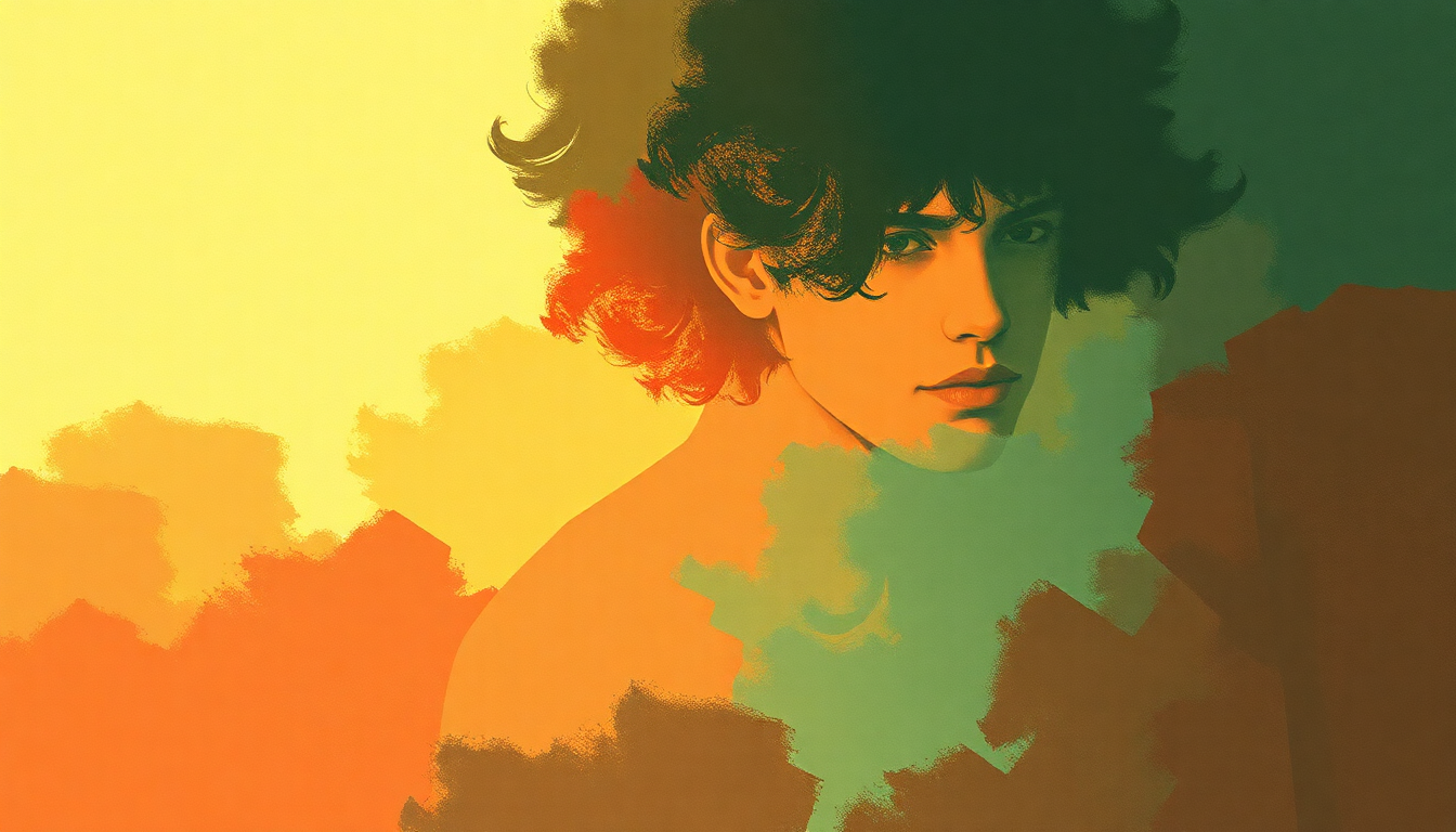 Fan-driven abstract illustration evoking the emotional arc of Been Down So Long by The Doors