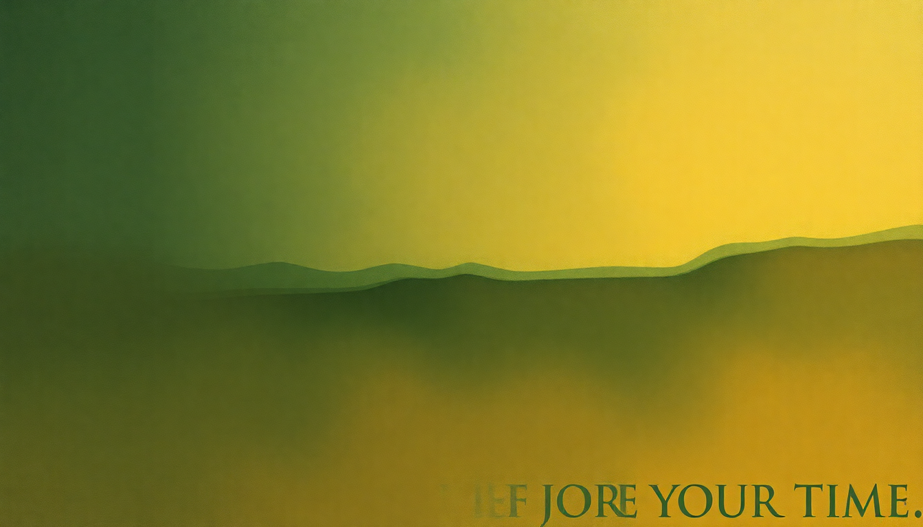 Fan-driven abstract illustration evoking the emotional arc of Before Your Time by John Martyn