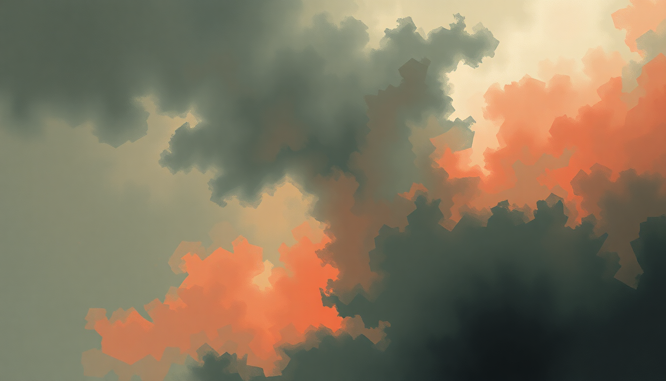Fan-driven abstract illustration evoking the emotional arc of Beguiled by The Smashing Pumpkins