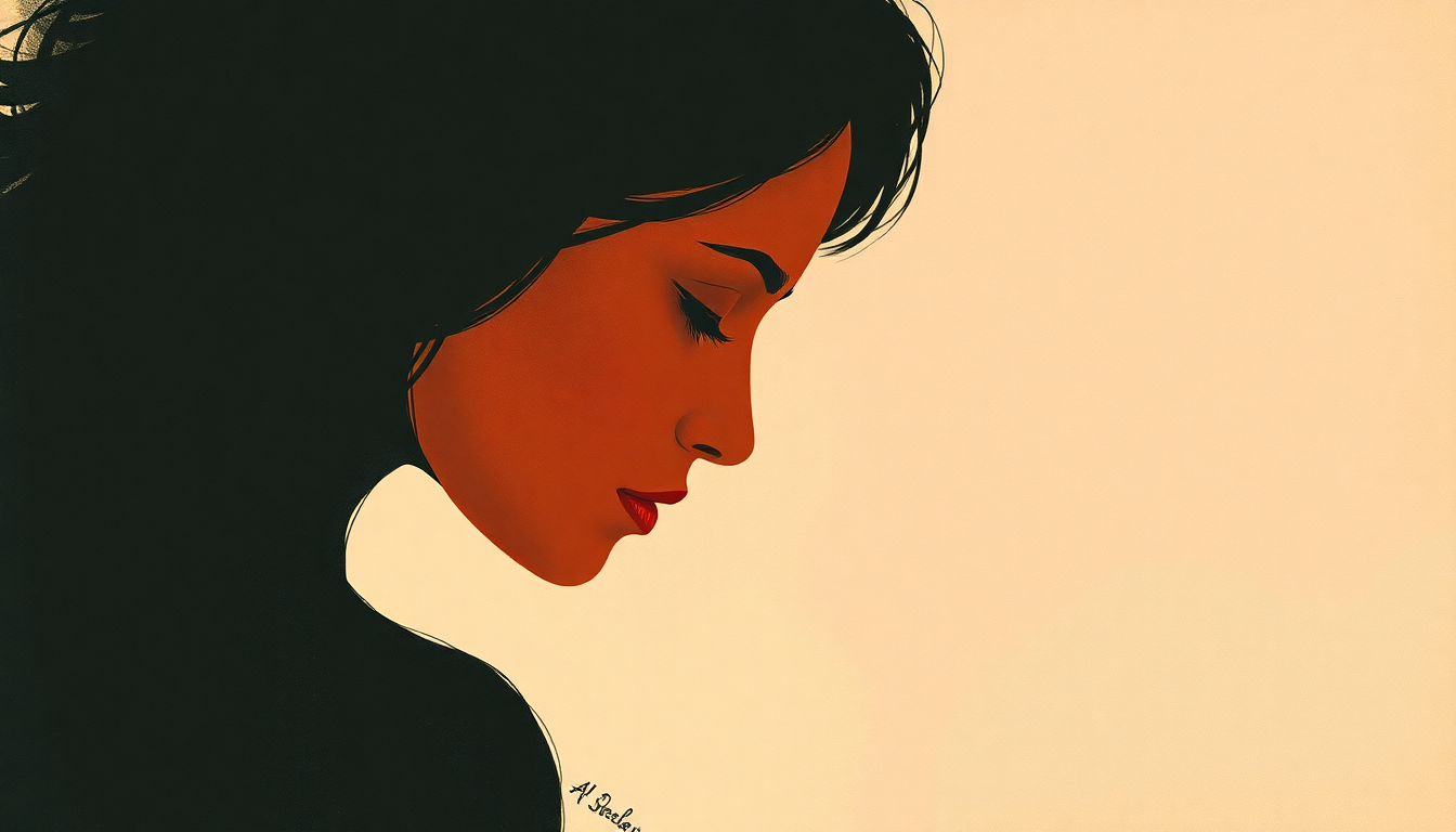 Fan-driven abstract illustration evoking the emotional arc of Belle by Al Green