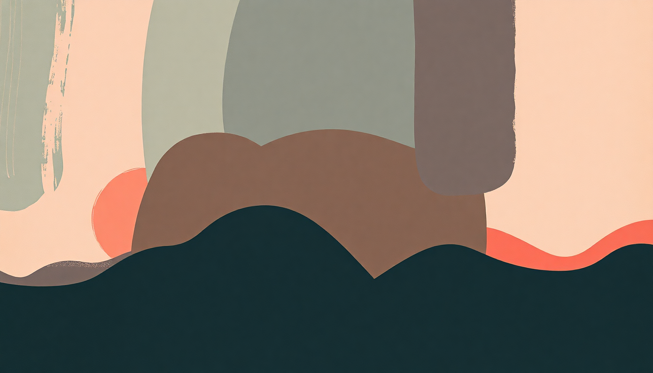 Fan-driven abstract illustration evoking the emotional arc of Bellyache by Billie Eilish