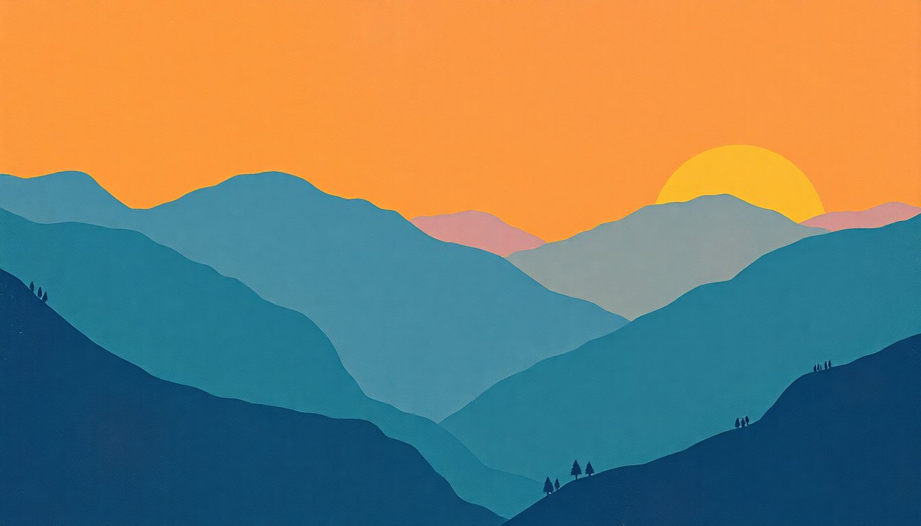Fan-driven abstract illustration evoking the emotional arc of Bertha by Grateful Dead