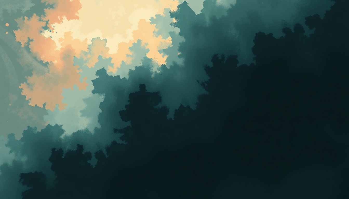 Fan-driven abstract illustration evoking the emotional arc of Berzerk by Eminem