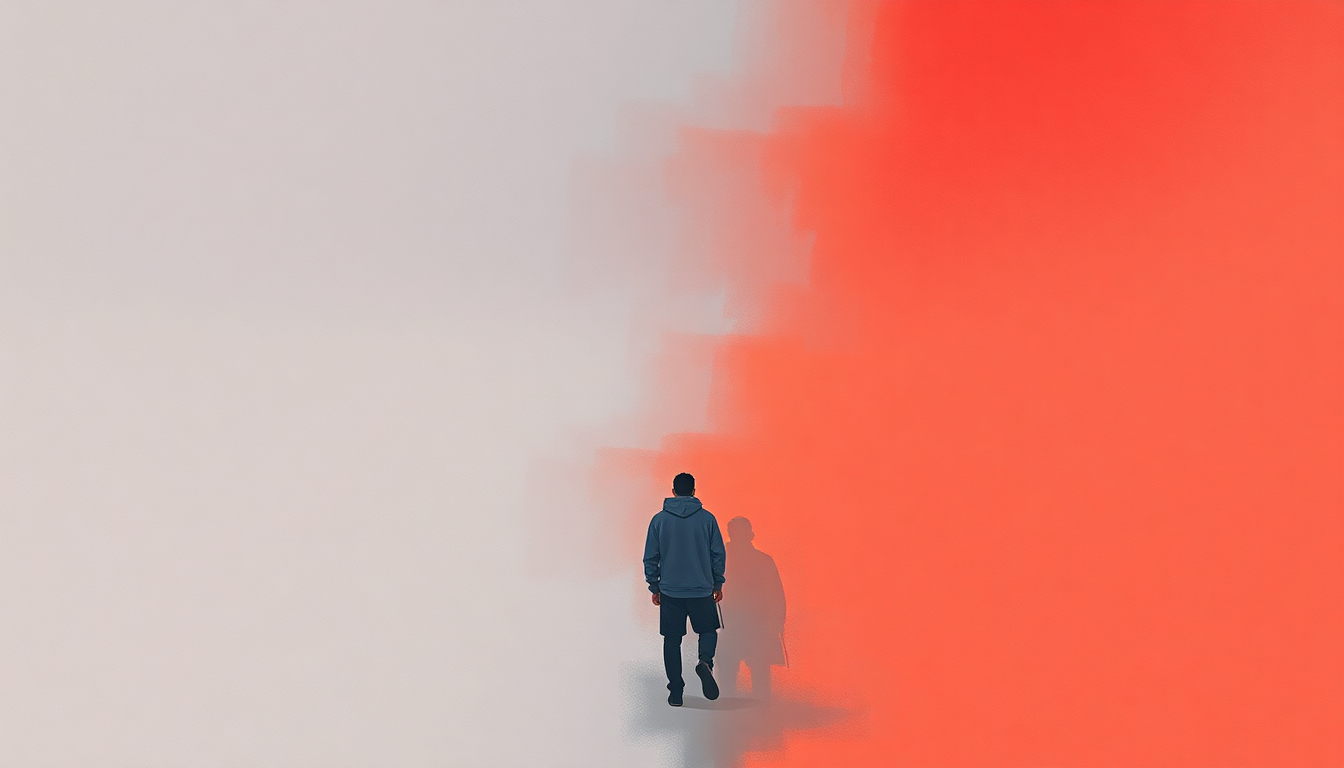 Fan-driven abstract illustration evoking the emotional arc of Best Friends by The Weeknd