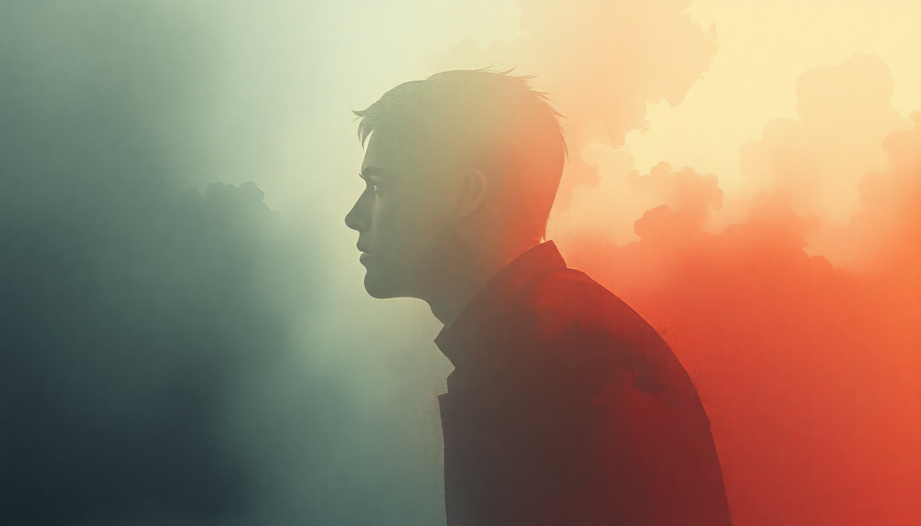 Fan-driven abstract illustration evoking the emotional arc of Best of You by Foo Fighters
