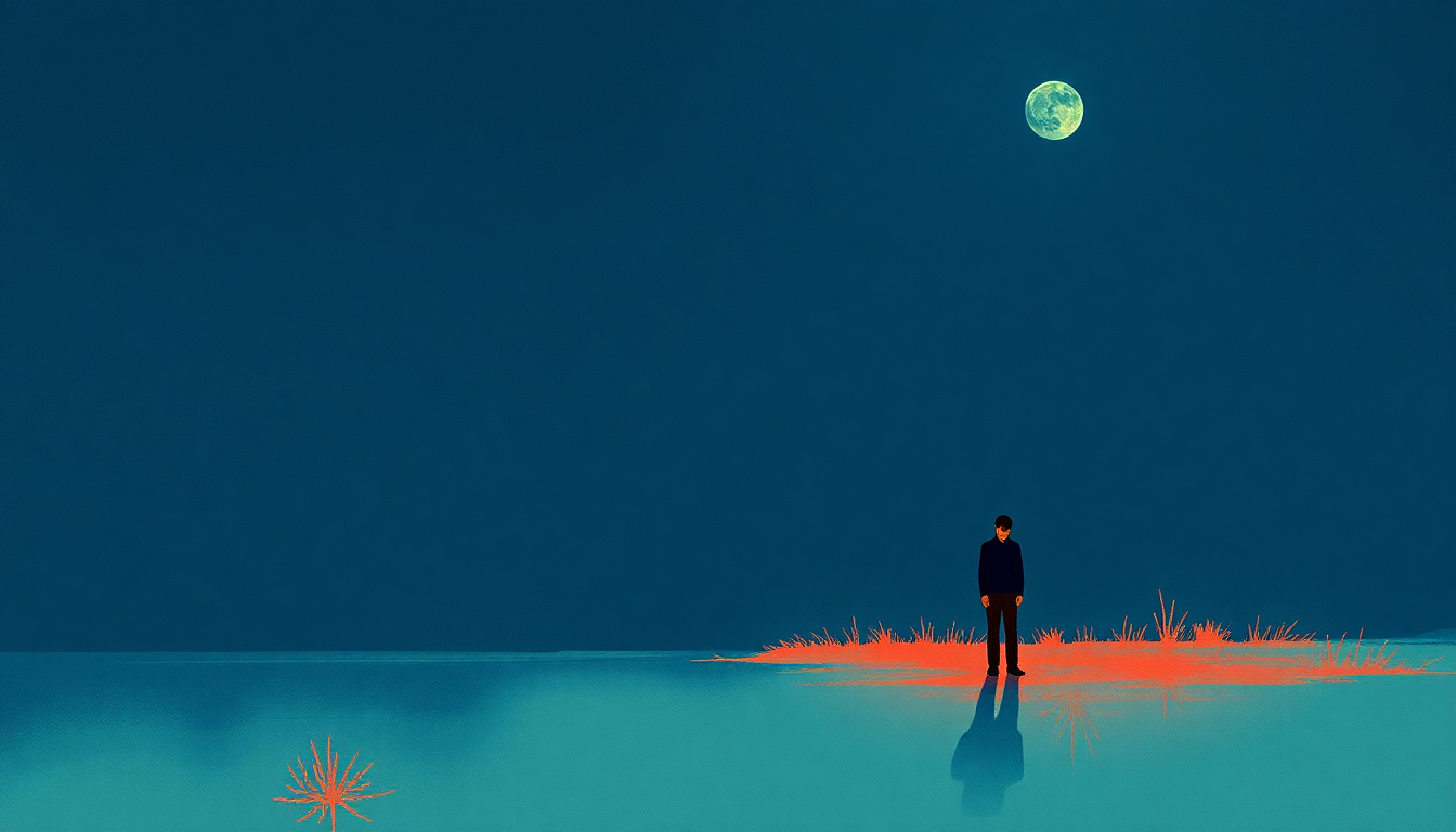 Fan-driven abstract illustration evoking the emotional arc of Better Man by Clint Black