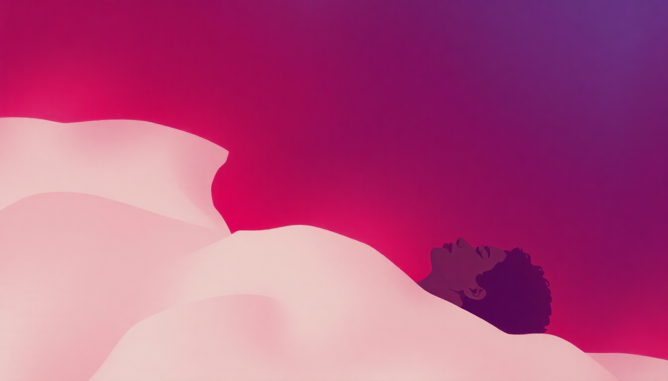 Fan-driven abstract illustration evoking the emotional arc of Between the Sheets by Isley Brothers