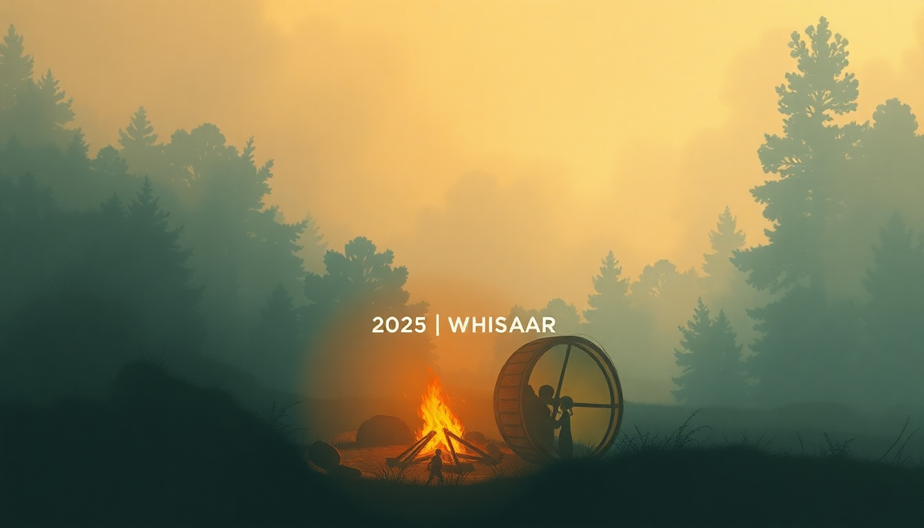 Fan-driven abstract illustration evoking the emotional arc of PartyIsntOver/Campfire/Bimmer by Tyler, the Creator