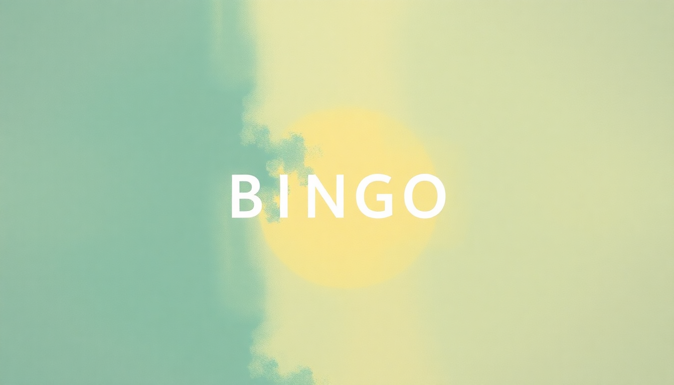 Fan-driven abstract illustration evoking the emotional arc of BINGO by Super Simple Songs