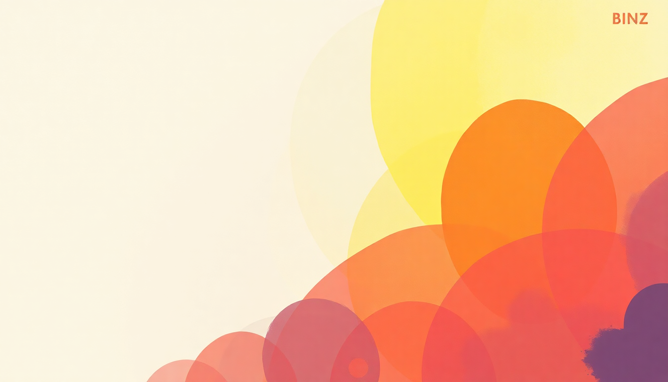 Fan-driven abstract illustration evoking the emotional arc of Binz by Solange