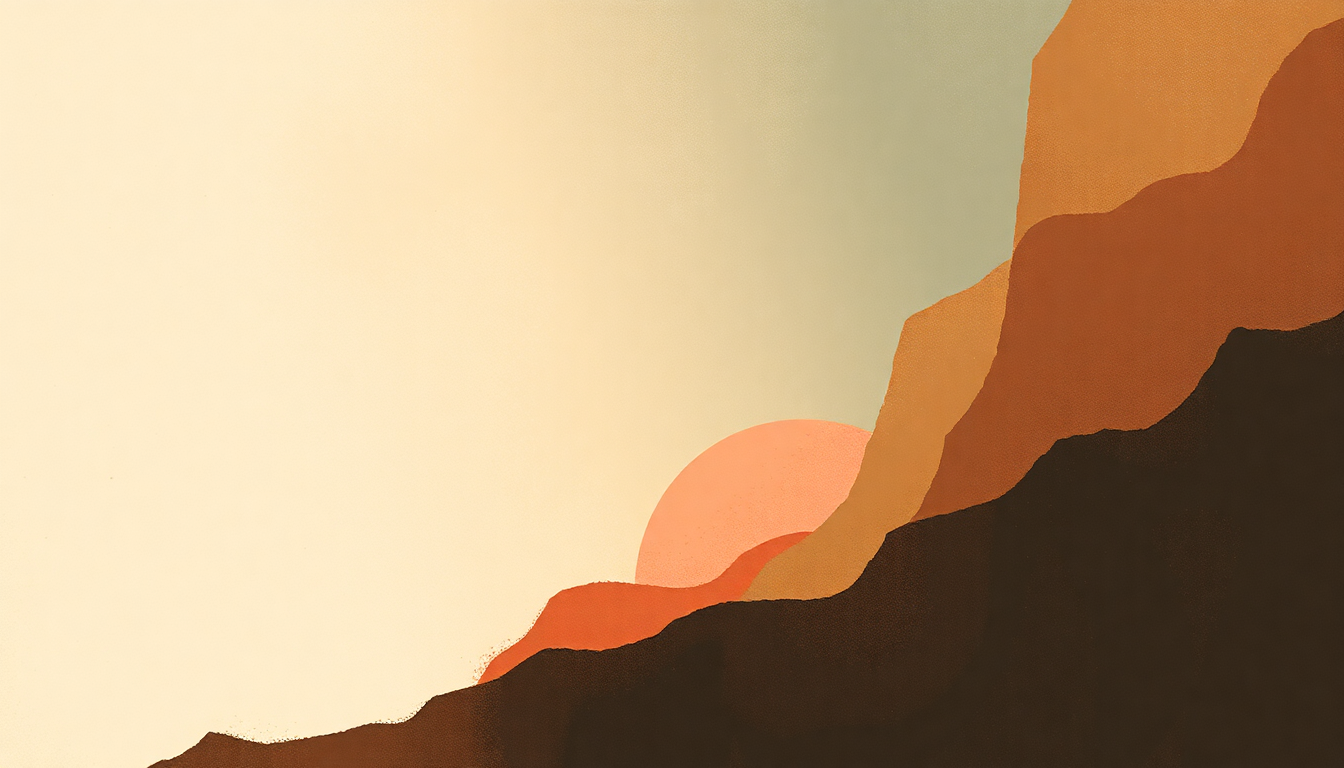 Fan-driven abstract illustration evoking the emotional arc of Birima by Youssou NDour