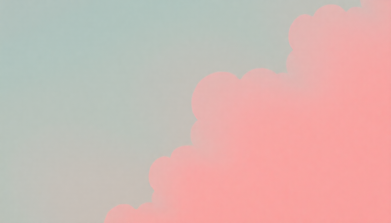 Fan-driven abstract illustration evoking the emotional arc of Birthday Pony by Fugazi