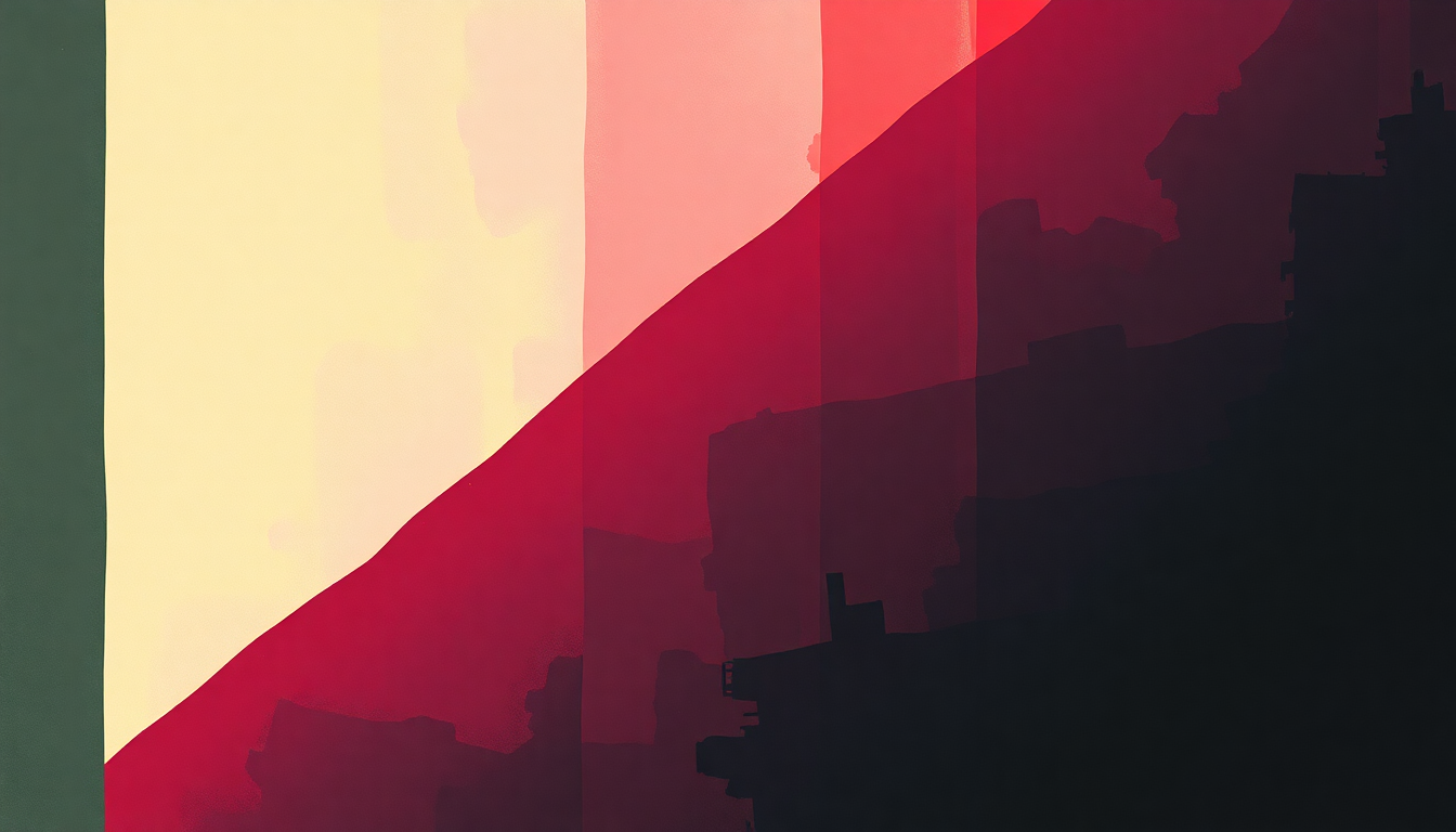 Fan-driven abstract illustration evoking the emotional arc of Black Money by Culture Club