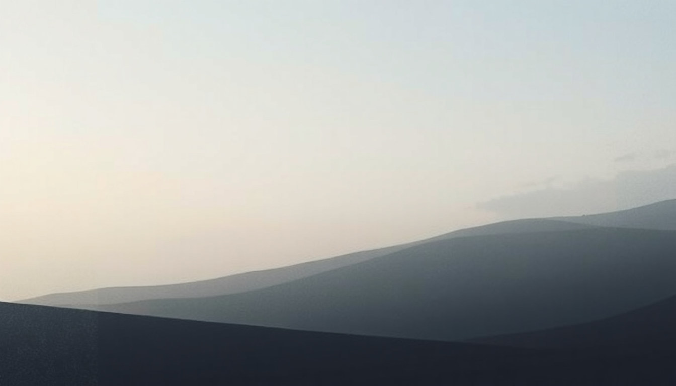 Fan-driven abstract illustration evoking the emotional arc of Black Sands by Bonobo