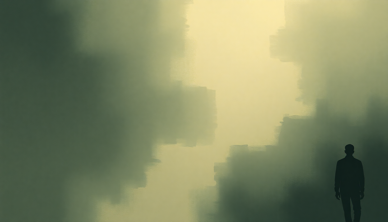 Fan-driven abstract illustration evoking the emotional arc of Black Treacle by Arctic Monkeys