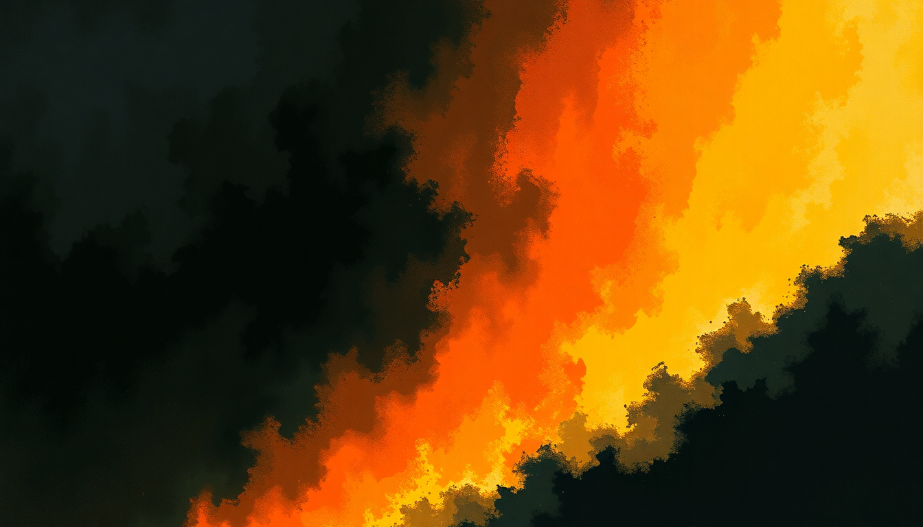 Fan-driven abstract illustration evoking the emotional arc of Blackstar by David Bowie