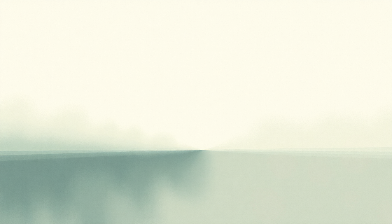 Fan-driven abstract illustration evoking the emotional arc of Blindsided by Bon Iver