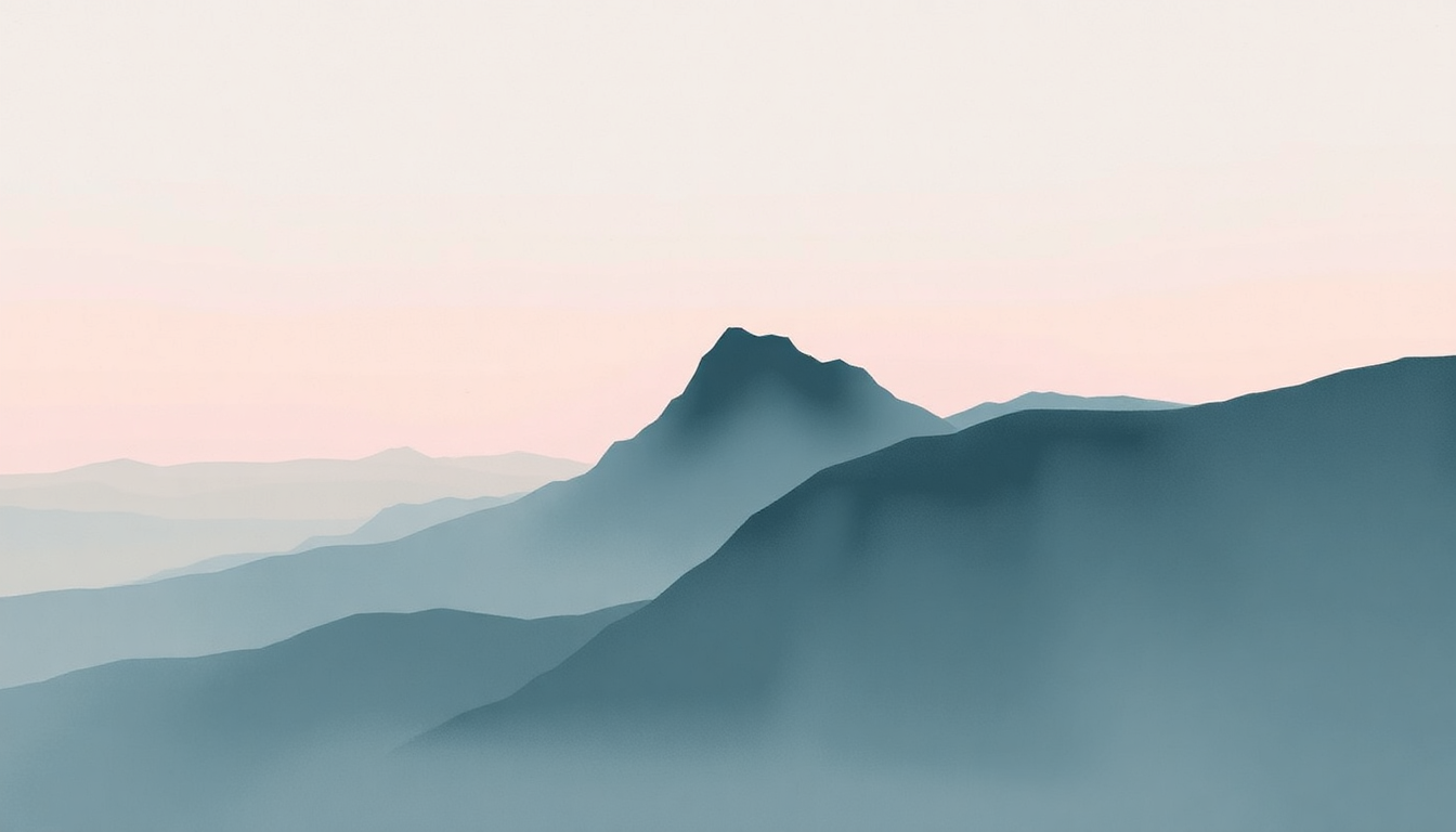 Fan-driven abstract illustration evoking the emotional arc of Blóðberg by Sigur Rós