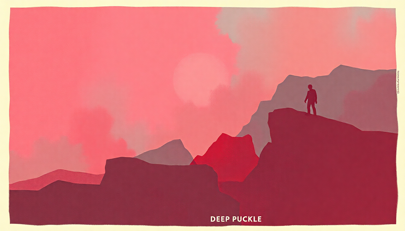 Fan-driven abstract illustration evoking the emotional arc of Bloodsucker by Deep Purple