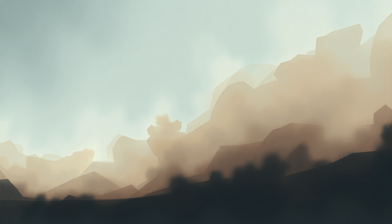 Fan-driven abstract illustration evoking the emotional arc of Blowin' Smoke by Kacey Musgraves
