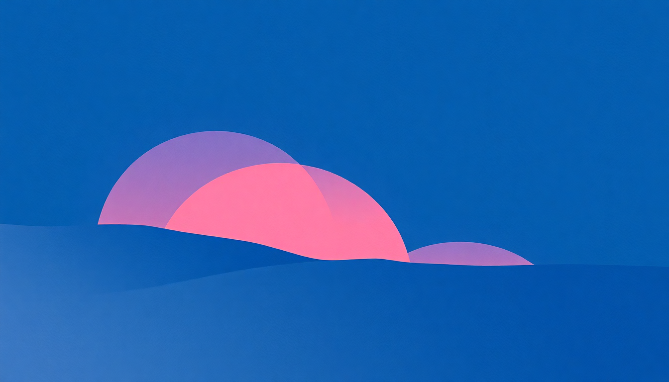 Fan-driven abstract illustration evoking the emotional arc of Blue Bell Knoll by Cocteau Twins