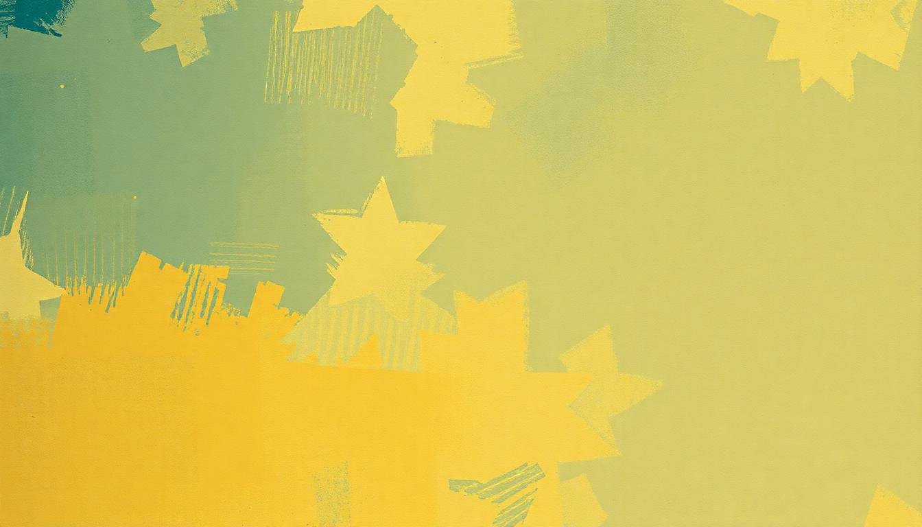 Fan-driven abstract illustration evoking the emotional arc of Blue 7 by Sonny Rollins