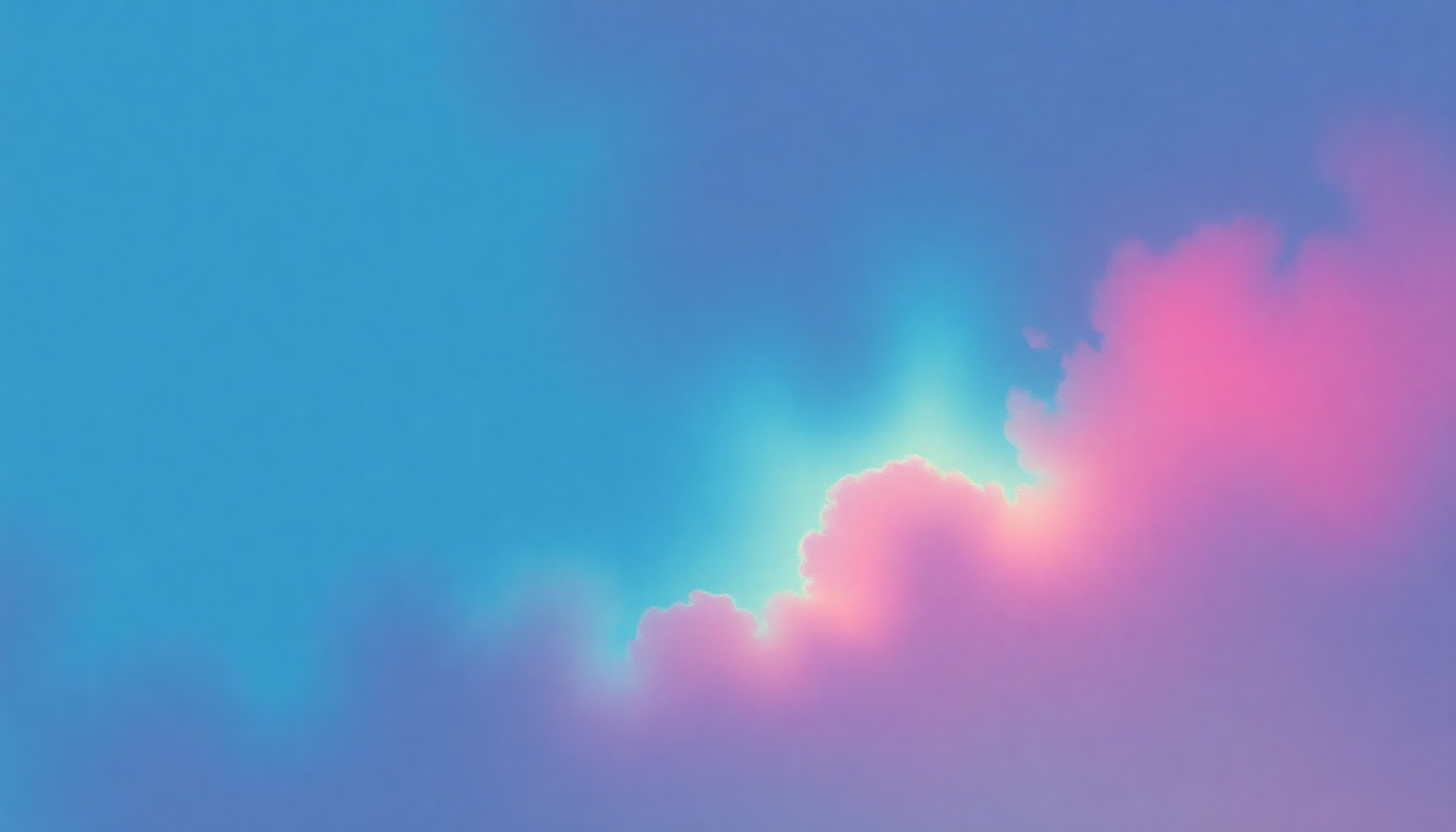 Fan-driven abstract illustration evoking the emotional arc of Blue Thunder by Galaxie 500