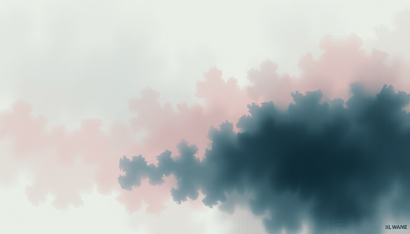 Fan-driven abstract illustration evoking the emotional arc of Blunt Blowin' by Lil Wayne