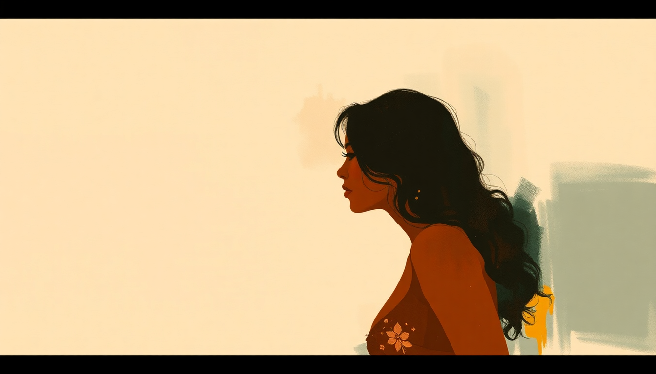 Fan-driven abstract illustration evoking the emotional arc of Bodyguard by Beyoncé