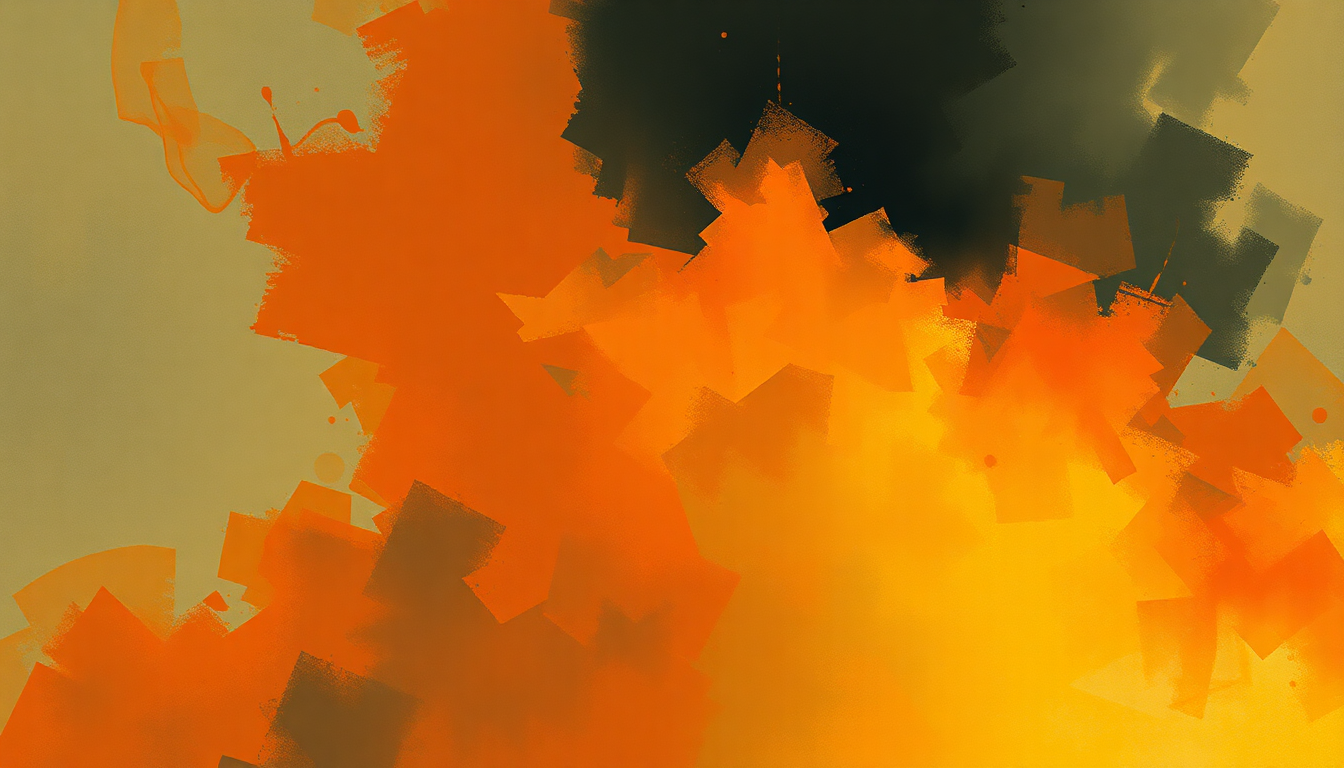 Fan-driven abstract illustration evoking the emotional arc of Book of Rhymes by Eminem