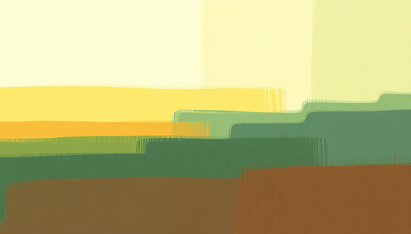 Fan-driven abstract illustration evoking the emotional arc of Books from Boxes by Maximo Park