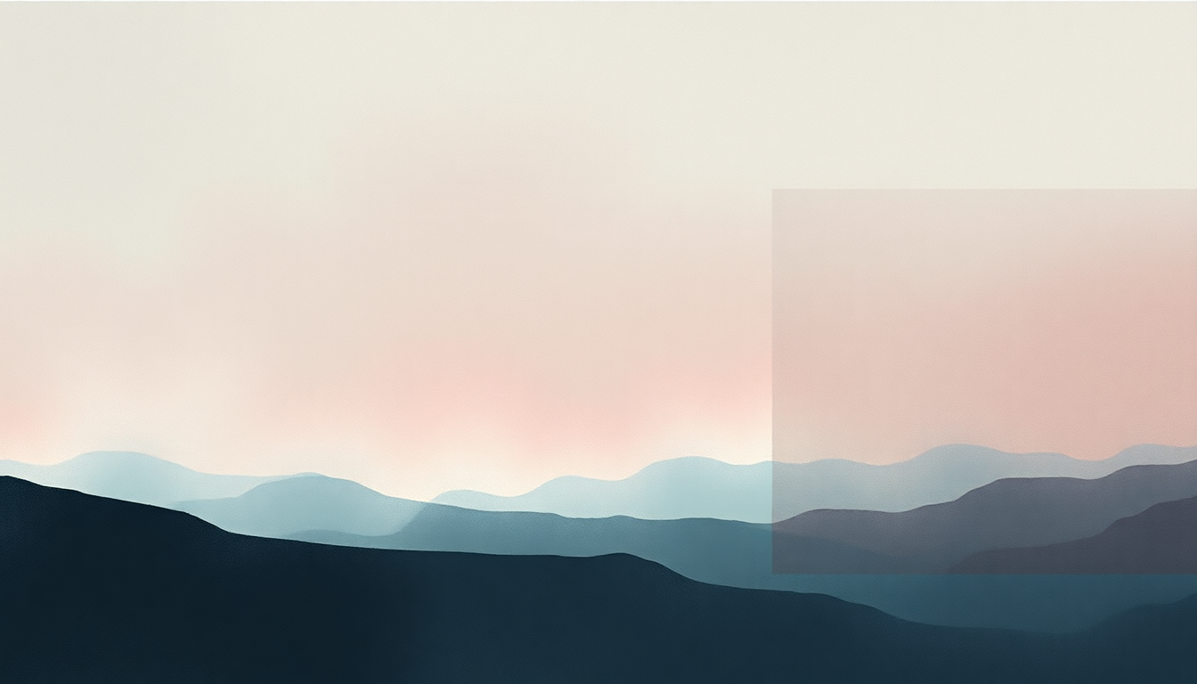 Fan-driven abstract illustration evoking the emotional arc of Borderline by Tame Impala