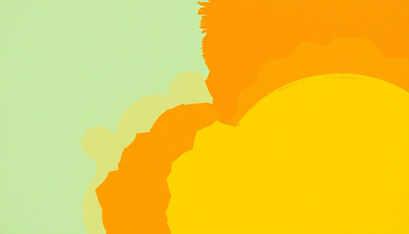 Fan-driven abstract illustration evoking the emotional arc of Born in the 50s by The Police