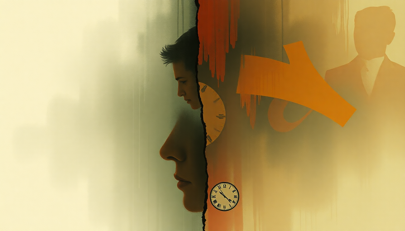 Fan-driven abstract illustration evoking the emotional arc of Born of a Broken Man by Rage Against the Machine