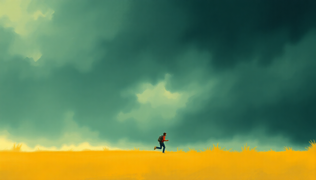 Fan-driven abstract illustration evoking the emotional arc of Born to Run by Bruce Springsteen