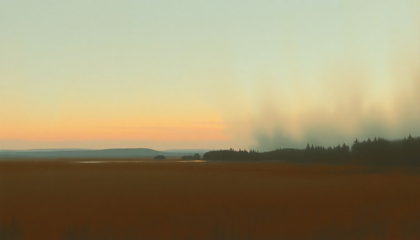 Fan-driven abstract illustration evoking the emotional arc of Both Sides Now by Judy Collins