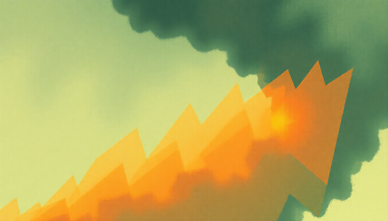 Fan-driven abstract illustration evoking the emotional arc of Bottle Up and Explode! by Elliott Smith