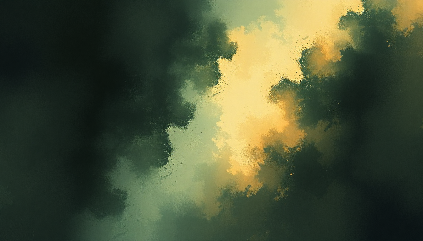 Fan-driven abstract illustration evoking the emotional arc of Breathe by The Prodigy