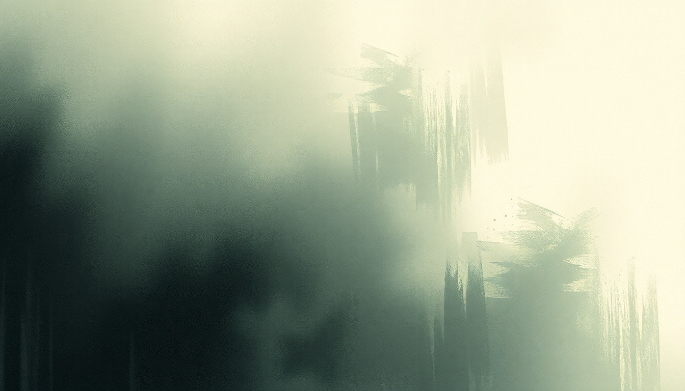 Fan-driven abstract illustration evoking the emotional arc of Breed by Nirvana