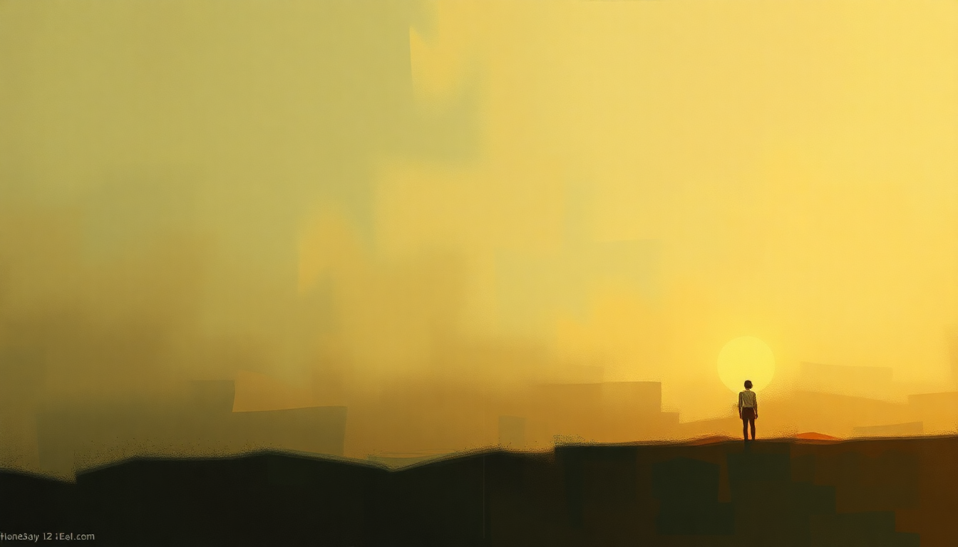 Fan-driven abstract illustration evoking the emotional arc of Bring It On Home to Me by The Animals