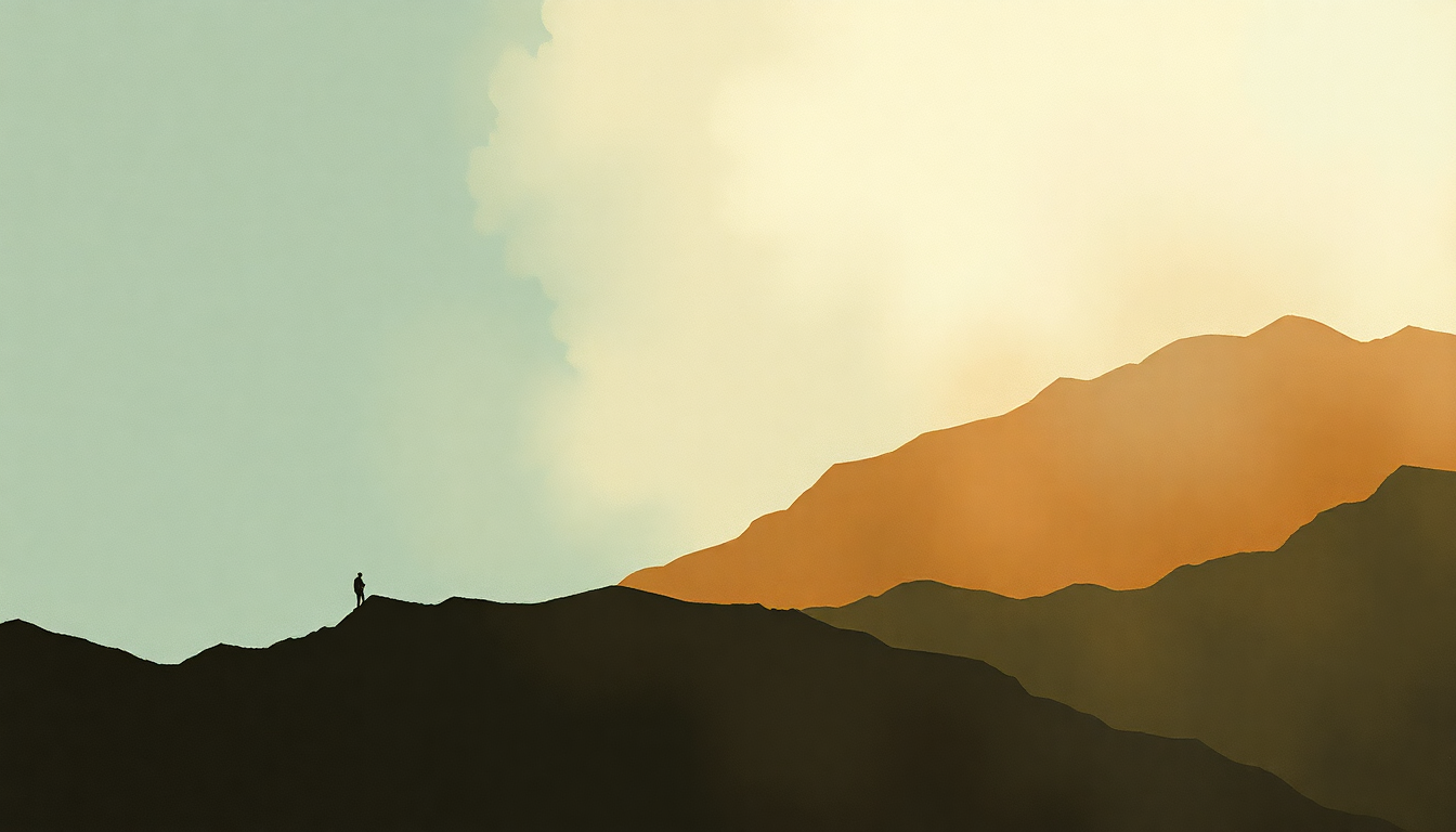 Fan-driven abstract illustration evoking the emotional arc of Broken Promised Land by Summer Walker