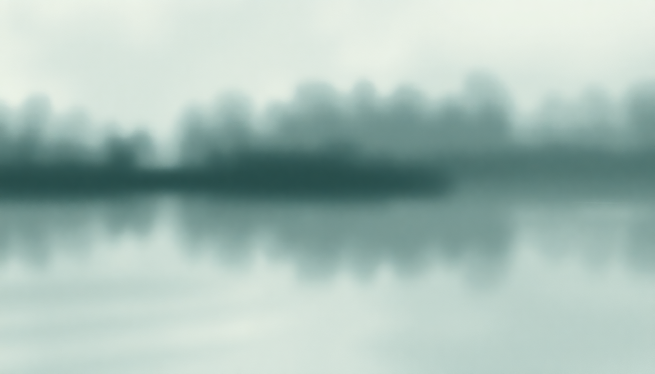 Fan-driven abstract illustration evoking the emotional arc of Brooklet by Edvard Grieg