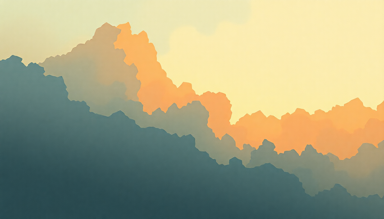 Fan-driven abstract illustration evoking the emotional arc of Brother the Cloud by Eddie Vedder