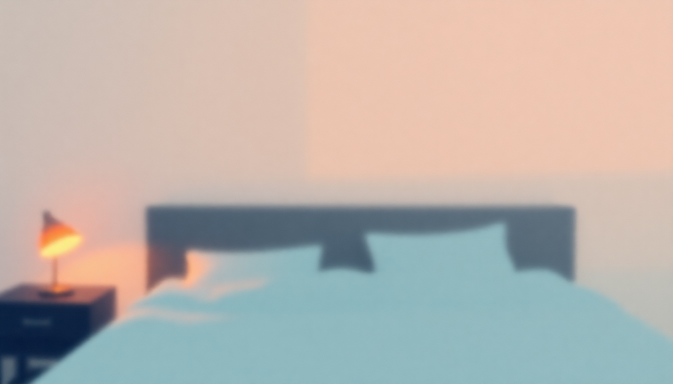 Fan-driven abstract illustration evoking the emotional arc of Brothers on a Hotel Bed by Death Cab for Cutie