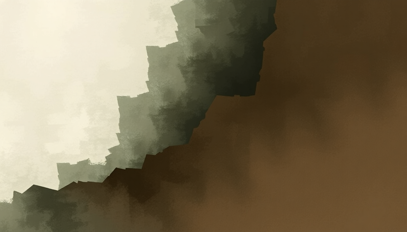 Fan-driven abstract illustration evoking the emotional arc of Burden by Opeth