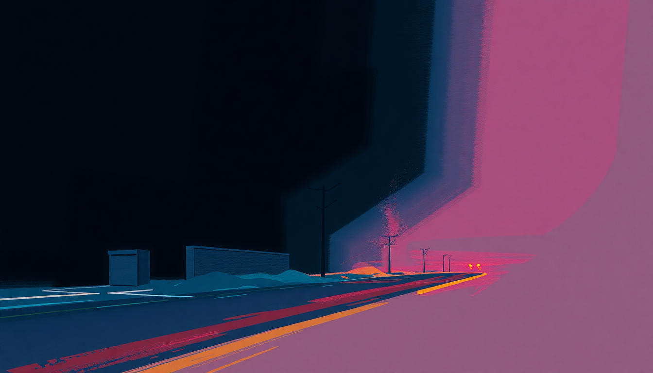 Fan-driven abstract illustration evoking the emotional arc of Burn Rubber on Me by The Gap Band