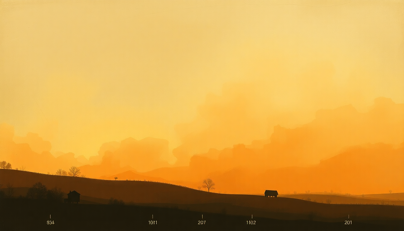 Fan-driven abstract illustration evoking the emotional arc of Burnin' Hell by John Lee Hooker
