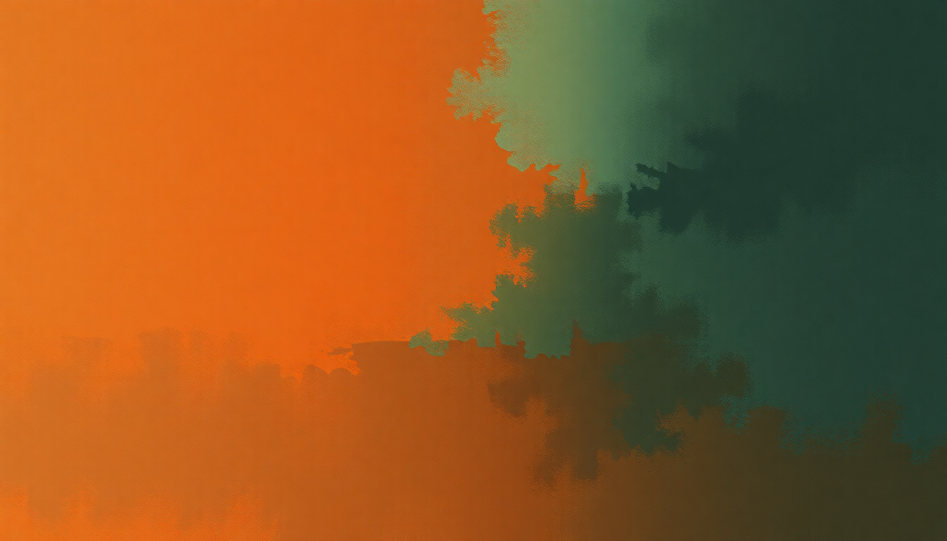 Fan-driven abstract illustration evoking the emotional arc of Burnin' Train by Bruce Springsteen