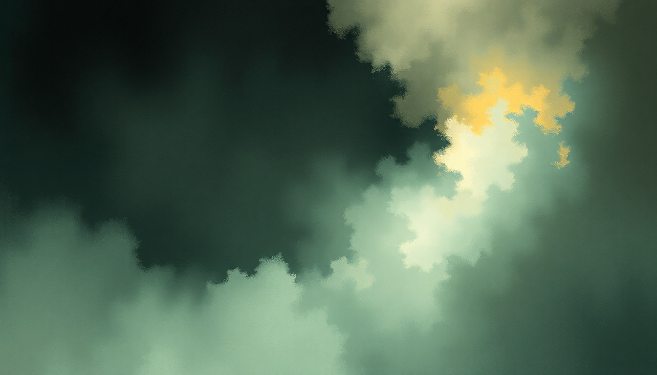 Fan-driven abstract illustration evoking the emotional arc of Butterflies and Hurricanes by Muse