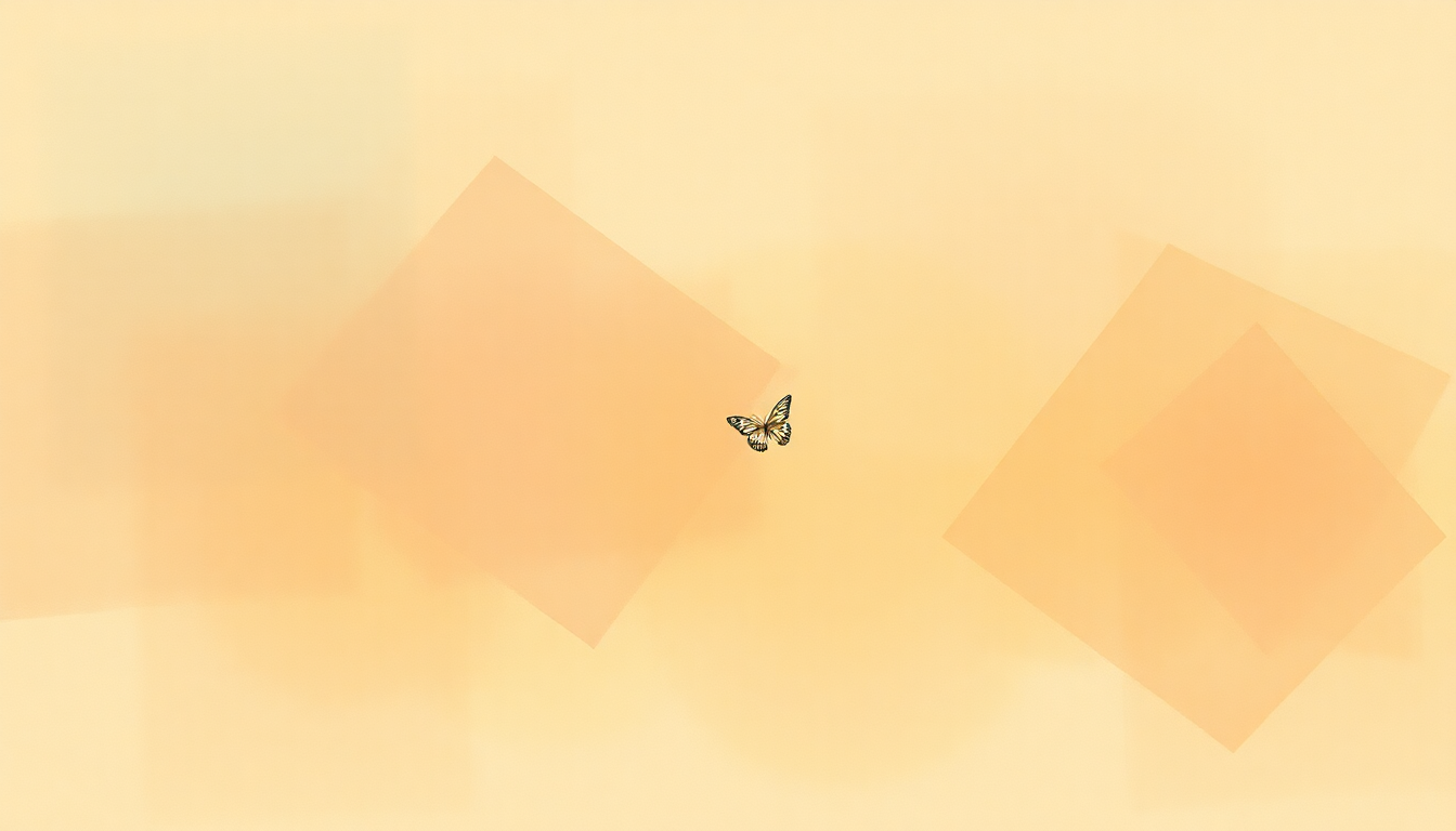 Fan-driven abstract illustration evoking the emotional arc of Butterflies by Kacey Musgraves